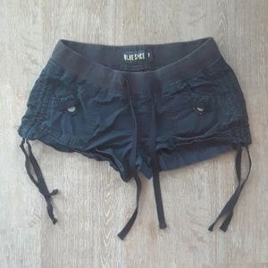 Blue Spice Black Shorts